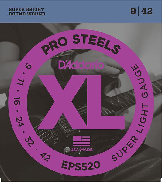 EPS520 XL PRO STEEL Super Light 9-42 D`Addario