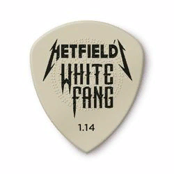 Dunlop PH122P114 White Fang Pick Tin  медиаторы, толщина 1.14 мм, 6 шт.