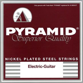 1076-8 Nickel Plated Комплект струн для 8-струнной электрогитары, никелированные, 10-76, Pyramid