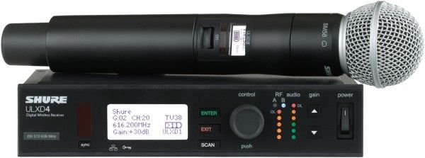Радиосистема (радиомикрофон) SHURE ULXD24E/SM58 K51