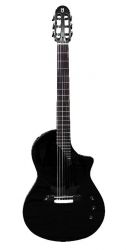 Hispania-Black-GT Классическая гитара со звукоснимателем, черная, Martinez