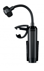 SHURE PGA98D-XLR Инструментальный конденсаторный микрофон на гусиной шее с креплением для ударных, кардиоидный, 60-20000 Гц, Max.SPL 130 дБ, с кабелем