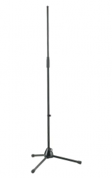 K&M 20120-300-55  микрофонная стойка прямая, чёрная, 890-1590 мм
