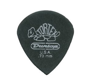 482P.73 Tortex Pitch Black Jazz III Медиаторы 12шт, толщина 0,73мм, Dunlop
