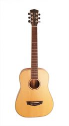 PW-410-Mini-NS Акустическая гитара, с чехлом, матовая, Parkwood