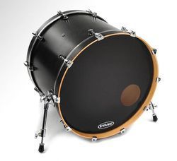 Evans BD22RONX  22" Onyx Resonant 