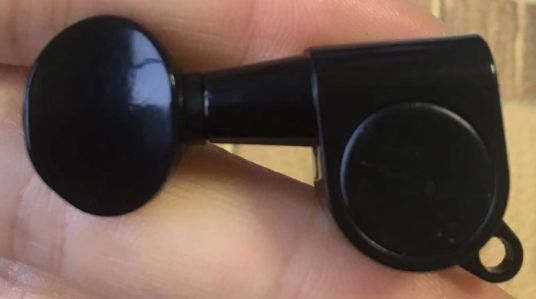 MH-05-BK-6L Колки для гитары 6л, черные, Metallor