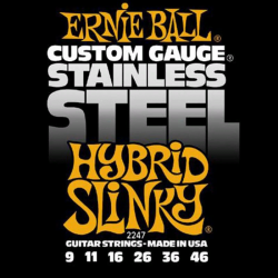 Ernie Ball 2247  струны для эл. гитары Stainless Steel Hybrid Slinky 9-46