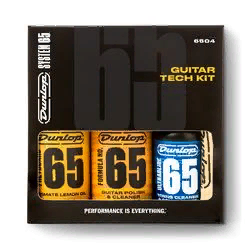 Dunlop 6504 System 65 Guitar Tech Kit  набор для ухода за гитарой, 3 средства