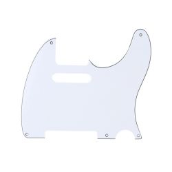 MX1410WH Защитная накладка гитары Fender Telecaster, 3 слоя, белая, Musiclily