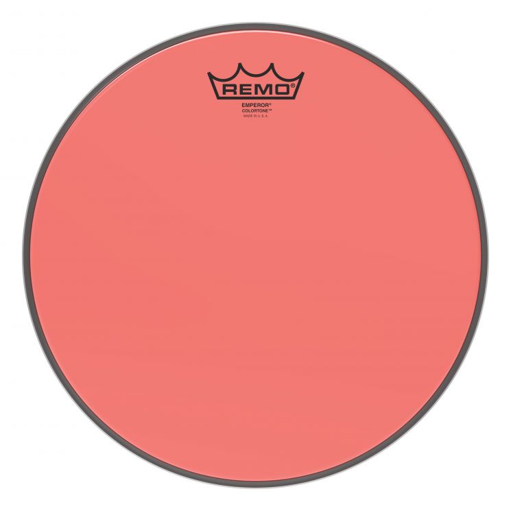 'REMO BE-0312-CT-RD Emperor® Colortone™ Red Drumhead, 