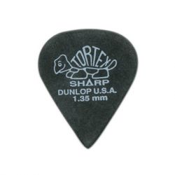 412P1.35 Tortex Sharp Медиаторы 12шт, толщина 1,35мм, Dunlop