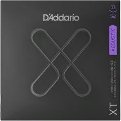 D`Addario XTAPB1152  Струны для акустической гитары фосфор-бронза, Custom Light 11-52, серия XT