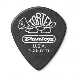 482R1.35 Tortex Pitch Black Jazz III Dunlop