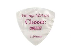 GP-24/120 Celluloid Vintage Classic White Pearl Медиаторы 50шт, толщина 1.20мм, Pickboy