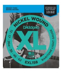 D`ADDARIO EXL158 NICKEL WOUND BARITONE LIGHT 13-62