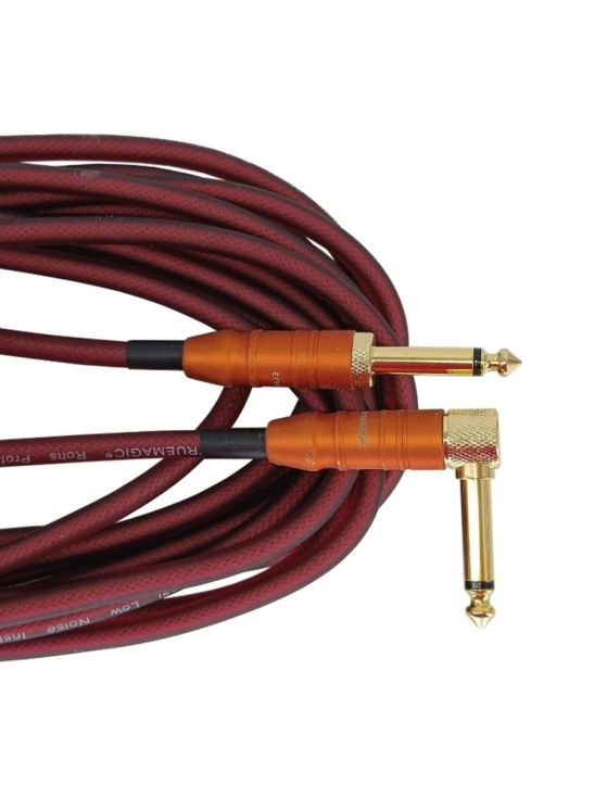 True magic TEJ008/6M Кабель инструментальный  Jack 6.3 - Jack 6.3 угловой