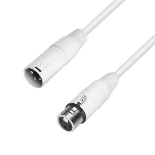 Adam Hall K4 MMF 0250 SNOW  микрофонный кабель 4Star Premium XLR(F)-XLR(M), 2,5м, белый