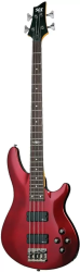 Бас-гитара SCHECTER C-4 BASS SGR BY SCHECTER  M RED - бас-гитара 4-струнная. 24 лада, с чехлом. Корпус: липа. Гриф: клен (крепление к корпусу на 6 винтах). Накладка грифа: палисандр. Звукосниматели: SGR By Schecter Diamond Bass . Регуляторы: 2V/2T. 