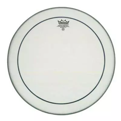 Remo PS-0115-00  15"Pinstripe coated, пластик для бараб. с напылен. двойной