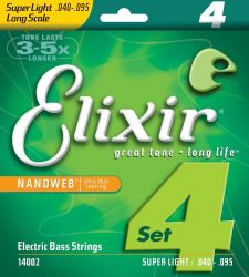 Струны для бас-гитары ELIXIR 14002