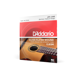 Струны для акустической гитары типа Selmer D'ADDARIO EJ83 M