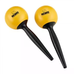 Nino Percussion NINO582Y  пластиковые маракасы, эргономическая ручка, цвет жёлтый