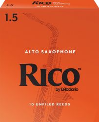 D`ADDARIO WOODWINDS RJA1015 RICO, ALTO SAX, #1.5, 10 BX