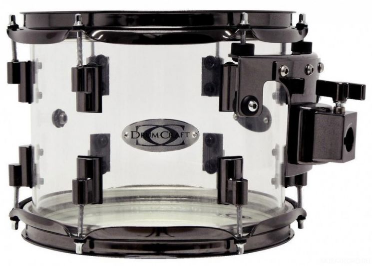 DRUMCRAFT Series 8 Acryl 10x8" барабан том-том подвесной, прозрачный...