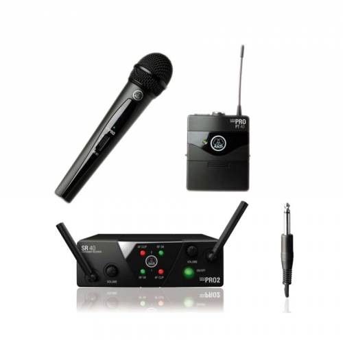 AKG WMS40 Mini2 Mix Set BD US45A/C (660.700&662.300)- радиосистема с ручным...