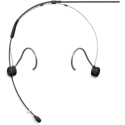 SHURE TH53B/O-MTQG Миниатюрный головной микрофон конденсаторный всенаправленный, 20-20000 Гц, 5,62 мВ/Па, Max.SPL 142 дБ, разъем MTQG. Черный
