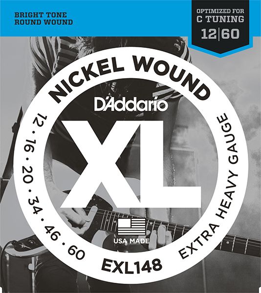 EXL148 XL NICKEL WOUND Extra Heavy 12-60 D`Addario