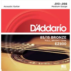 D`Addario EZ-930  Струны для акустической гитары гитары, бронза 85/15, Medium