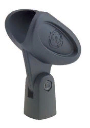 K&M 85055-000-55  эластичный держатель для микрофона, чёрный