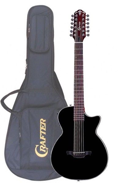 Гитара электроакустическая 12-струнная CRAFTER CT-120-12/EQ BK