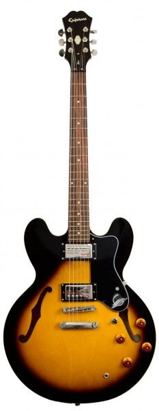 Электрогитара EPIPHONE DOT VINTAGE SUNBURST CH