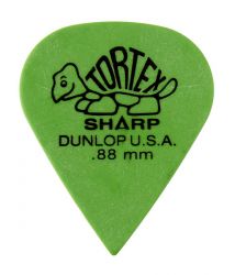 412P.88 Tortex Sharp Медиаторы 12шт, толщина 0,88мм, Dunlop