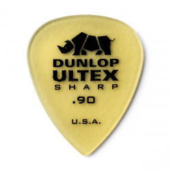 Dunlop 433P090 Ultex Sharp 6Pack  медиаторы, толщина 0.9 мм, 6 шт.