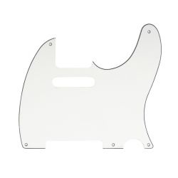 MX1410AW Защитная накладка гитары Fender Telecaster, 3 слоя, состаренный белый, Musiclily