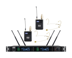 XLINE MD-968B(NEW) Радиосистема двухканальная c двумя поясными передатчиками